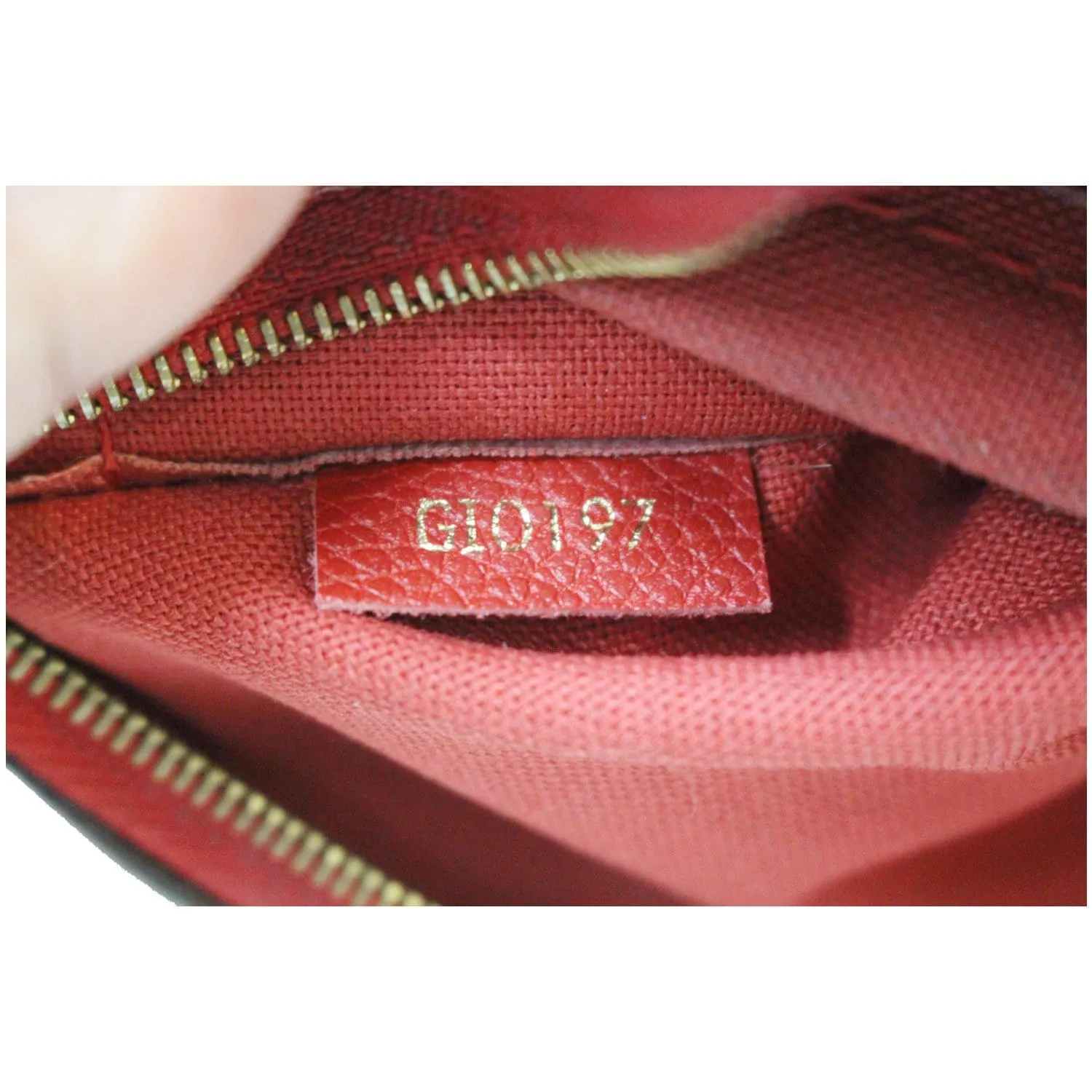 LOUIS VUITTON Pallas Monogram Canvas Clutch Crossbody Bag Brown
