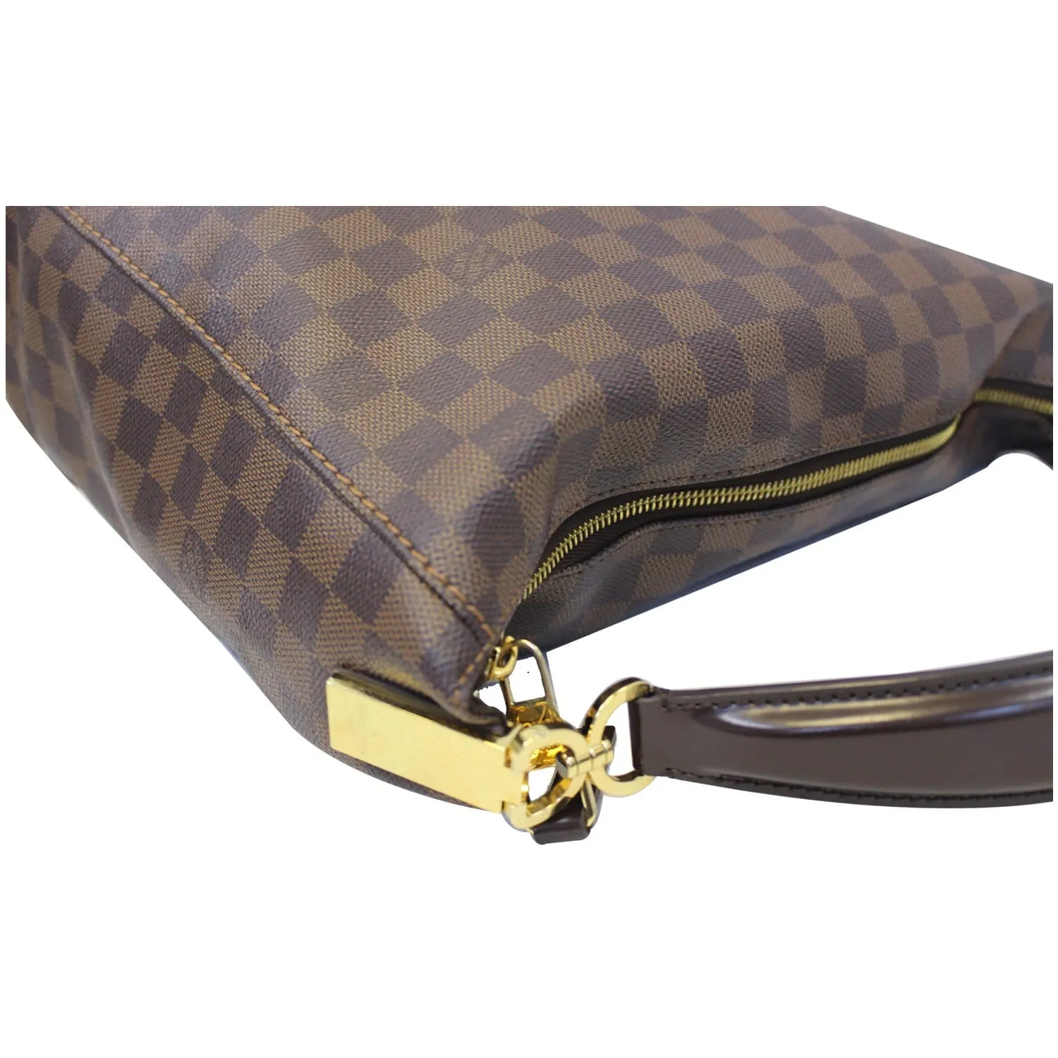 LOUIS VUITTON Portobello PM Damier Ebene Shoulder Bag Brown - 20% OFF