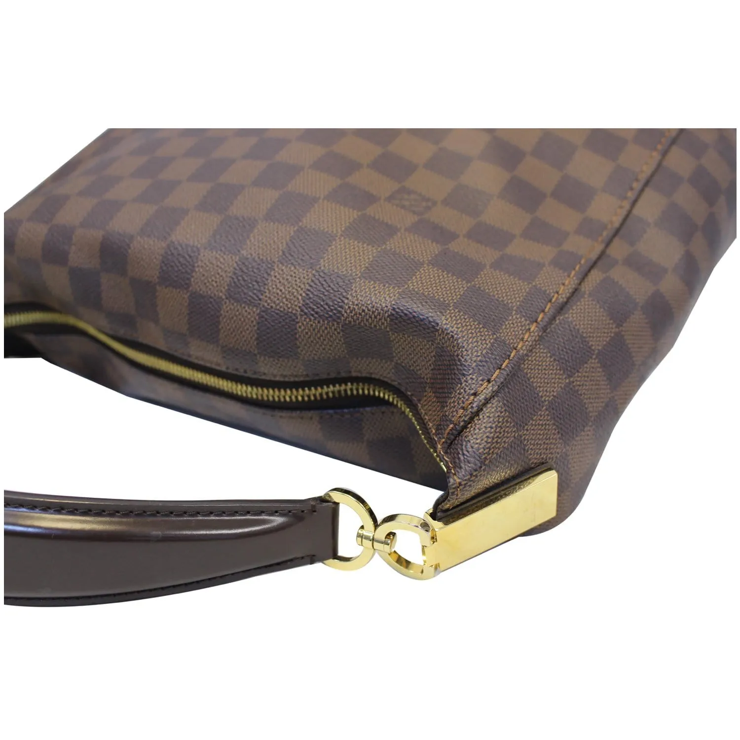 LOUIS VUITTON Portobello PM Damier Ebene Shoulder Bag Brown - 20% OFF