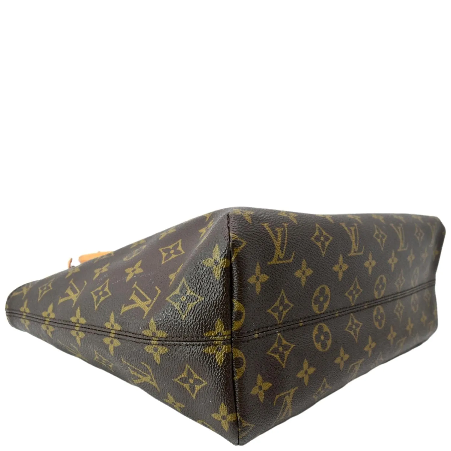 LOUIS VUITTON Raspail PM Monogram Canvas Shoulder Bag Brown