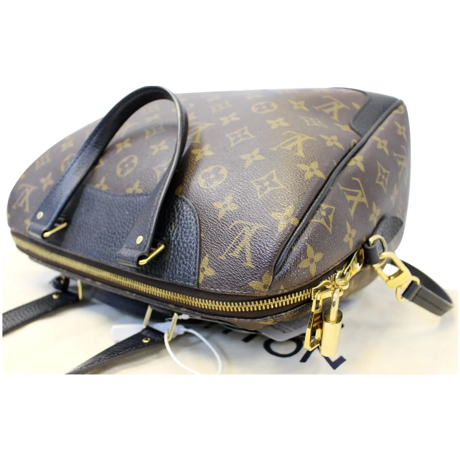 LOUIS VUITTON Retiro NM Monogram Canvas Shoulder Bag Noir