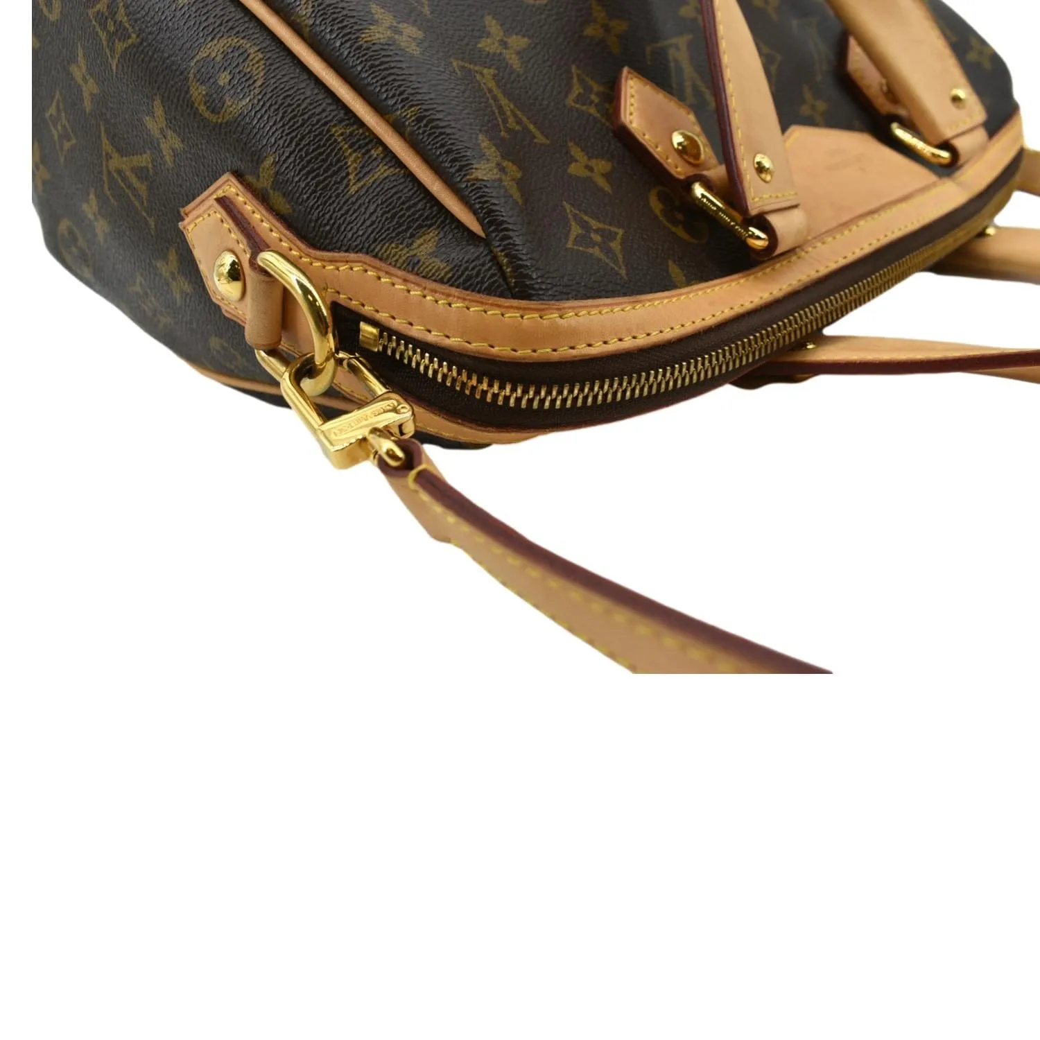 LOUIS VUITTON Retiro PM Monogram Canvas Shoulder Bag Brown