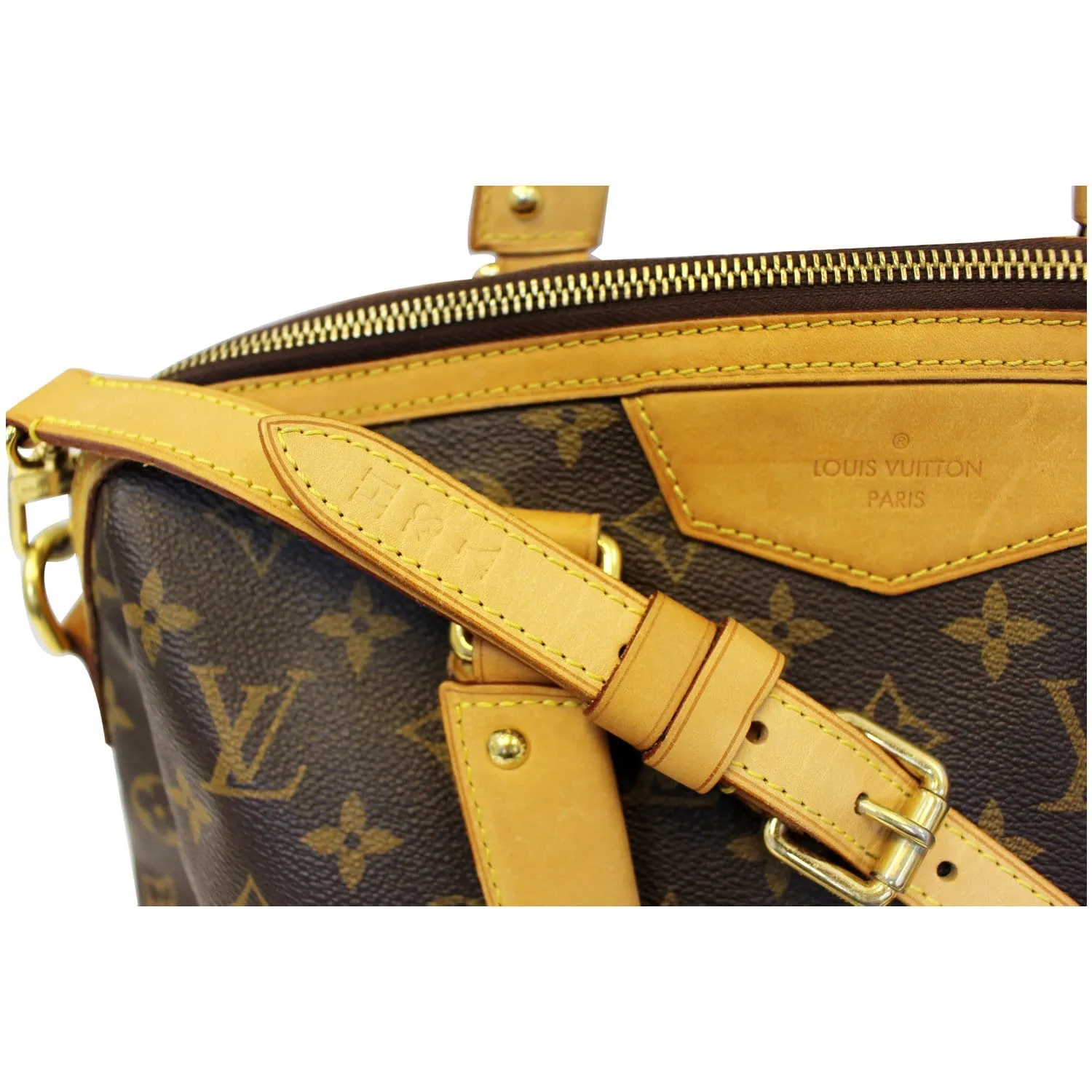 LOUIS VUITTON Retiro PM Monogram Canvas Shoulder Bag Brown