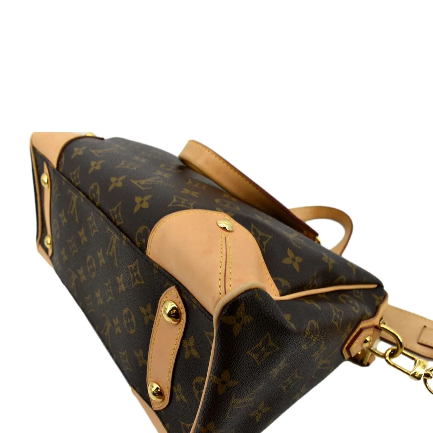 LOUIS VUITTON Retiro PM Monogram Canvas Shoulder Bag Brown