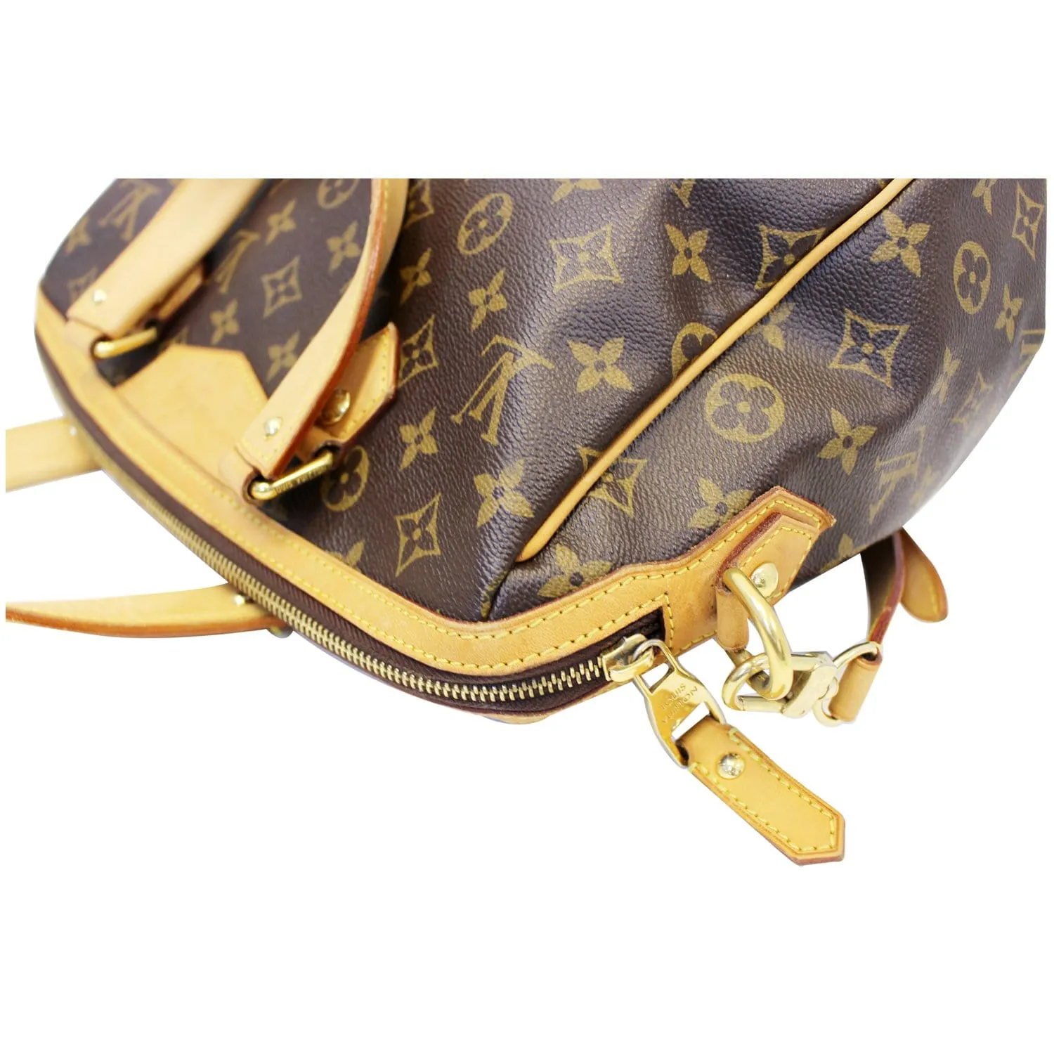 LOUIS VUITTON Retiro PM Monogram Canvas Shoulder Bag Brown