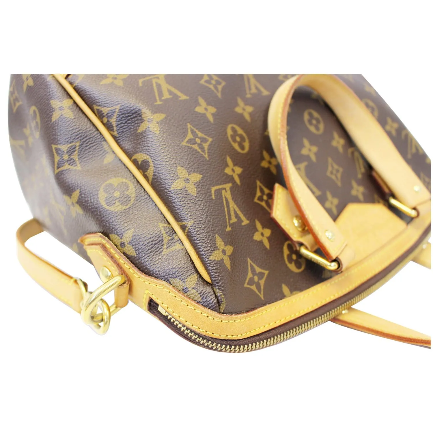 LOUIS VUITTON Retiro PM Monogram Canvas Shoulder Bag Brown