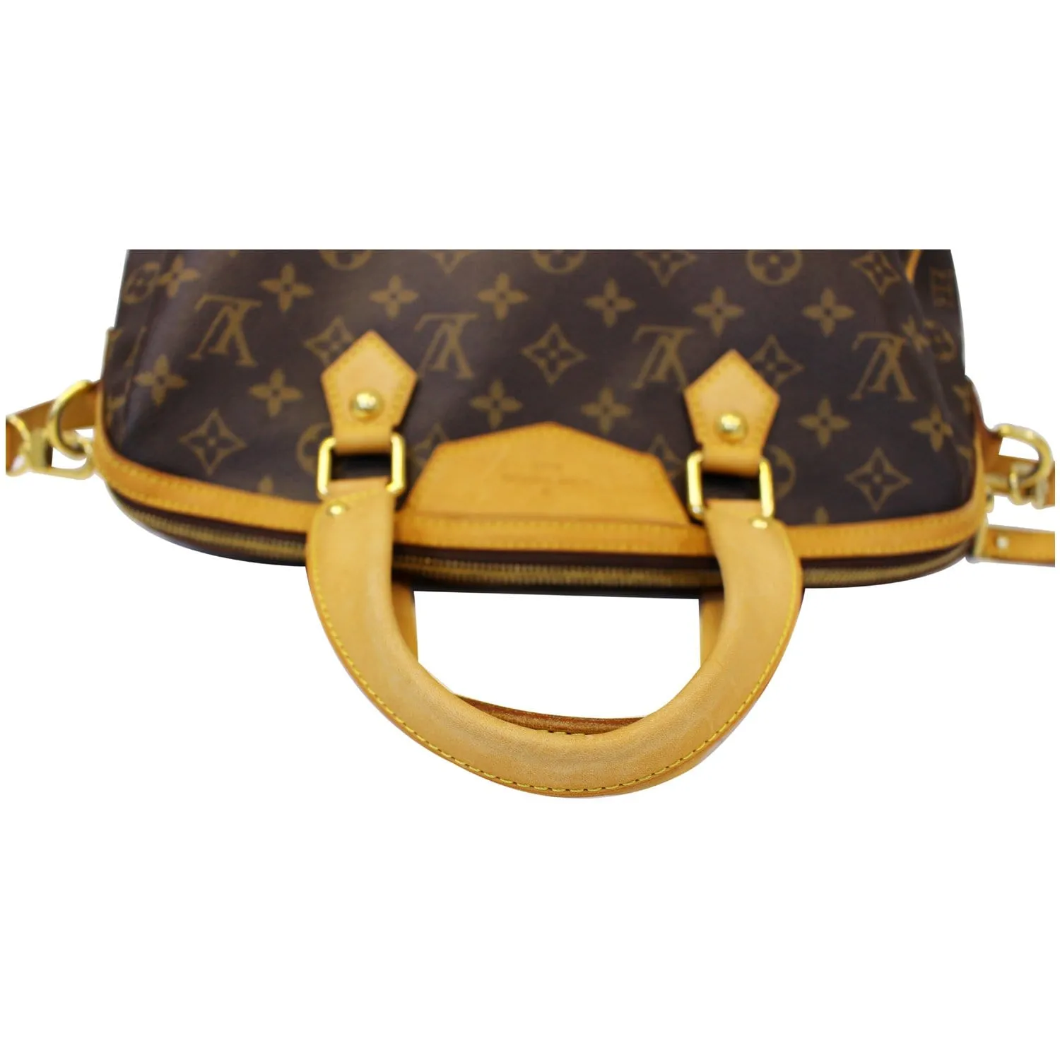 LOUIS VUITTON Retiro PM Monogram Canvas Shoulder Bag Brown