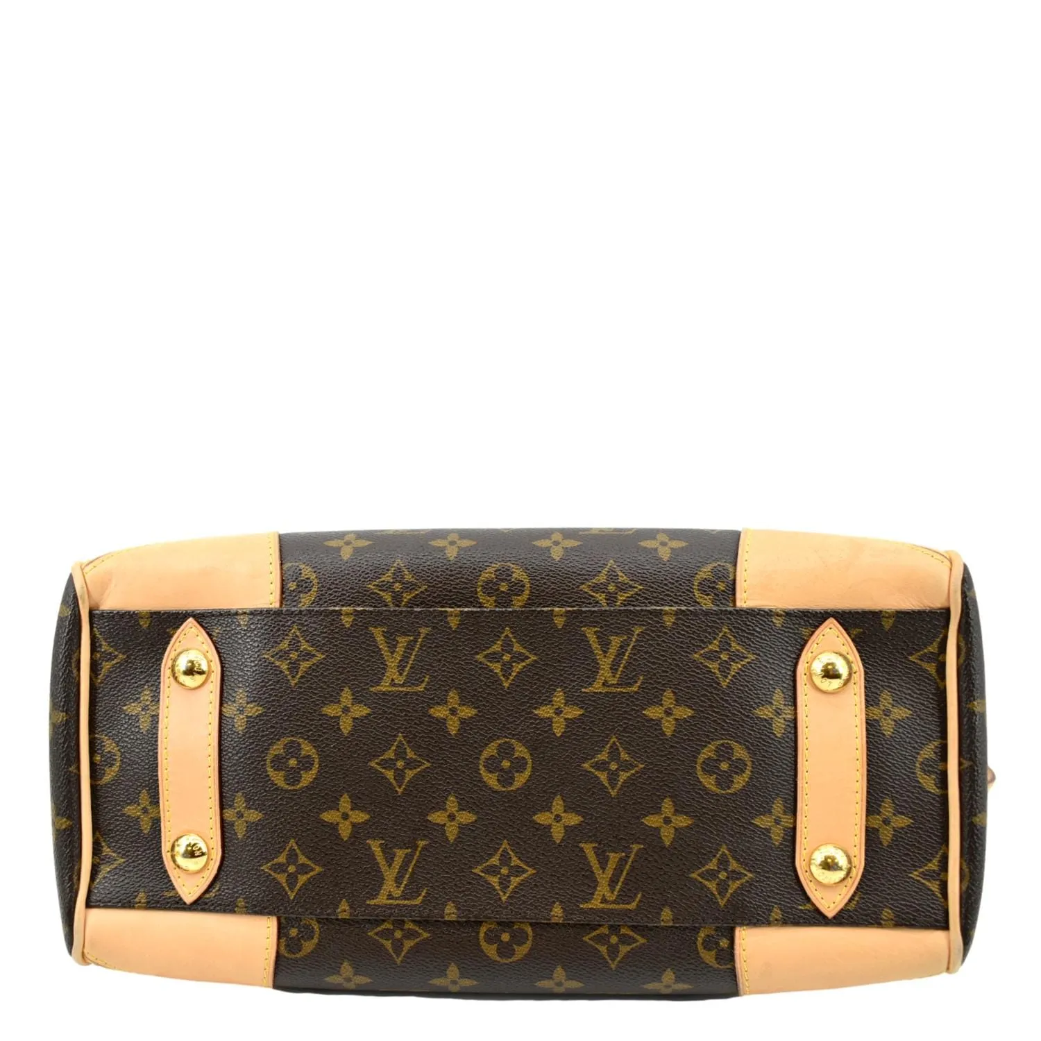 LOUIS VUITTON Retiro PM Monogram Canvas Shoulder Bag Brown