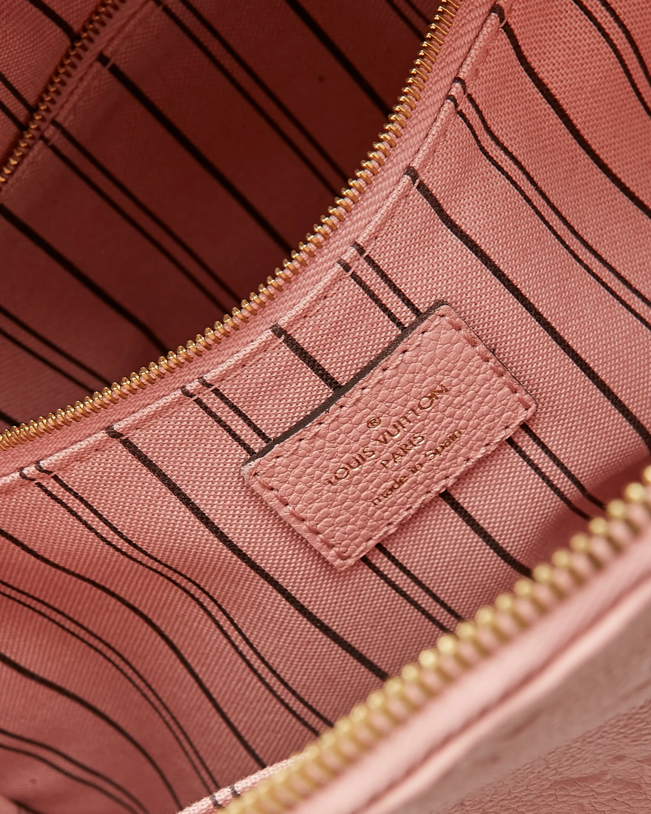 Louis Vuitton Rose Empreinte Leather Sorbonne Backpack