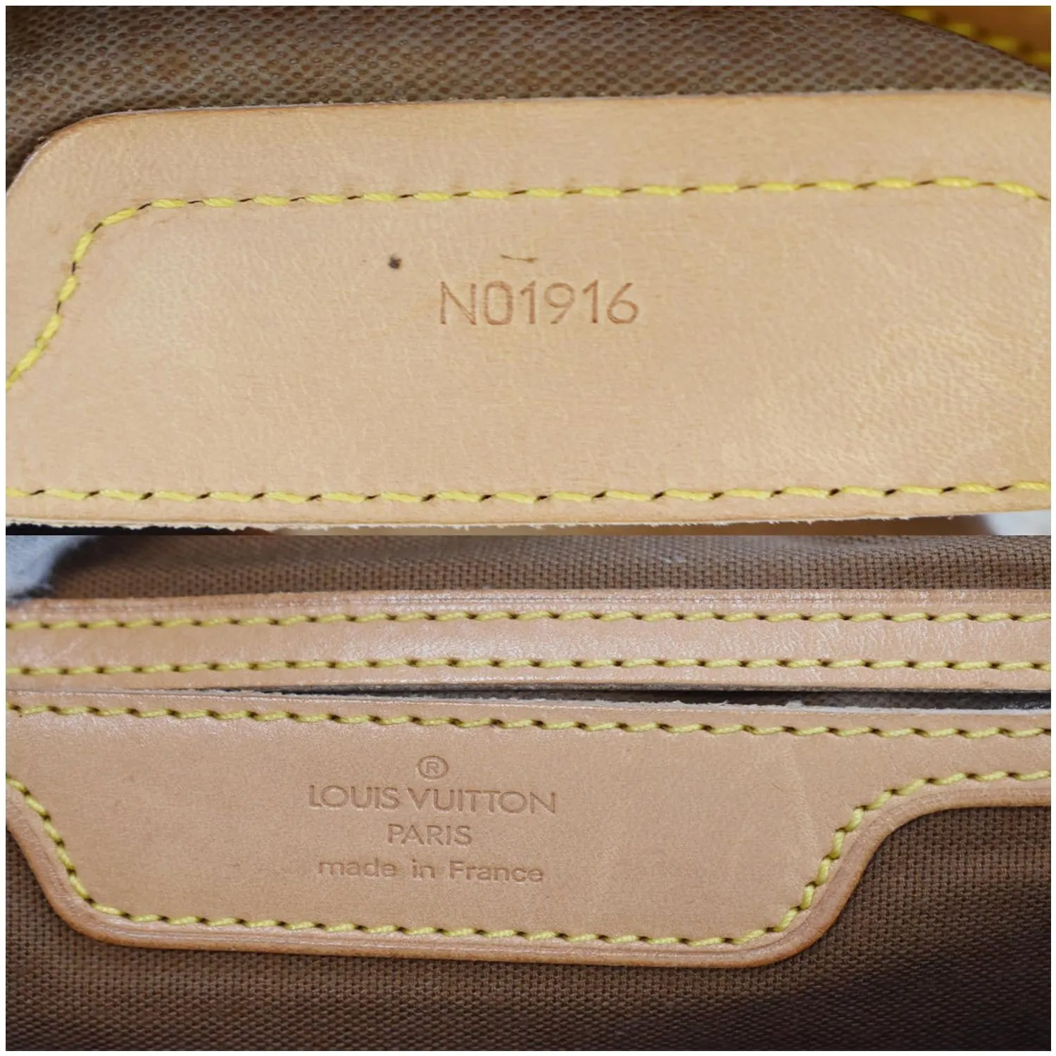 LOUIS VUITTON Sac Flanerie 45 Monogram Canvas Shoulder Bag Brown