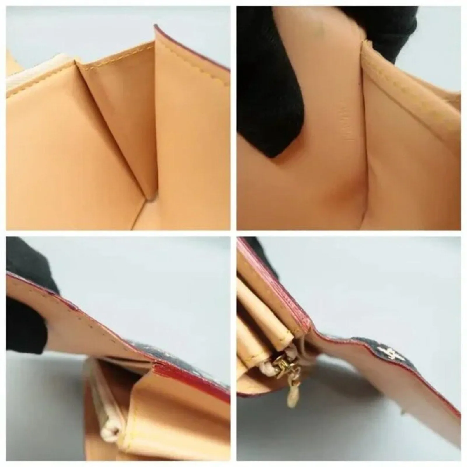Louis Vuitton Sarah Black&Multicolor Canvas Wallet
