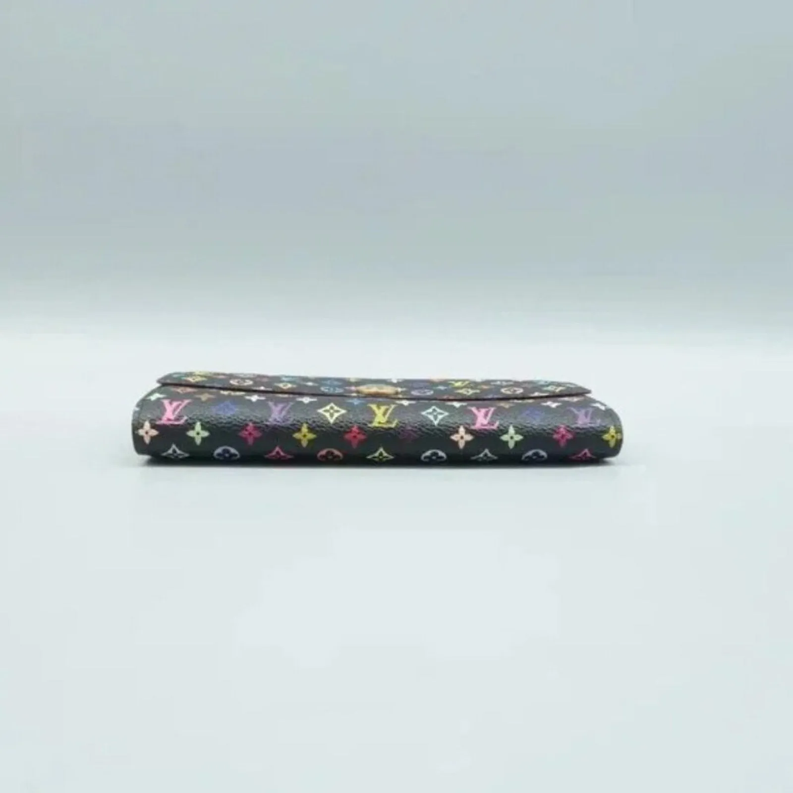 Louis Vuitton Sarah Black&Multicolor Canvas Wallet