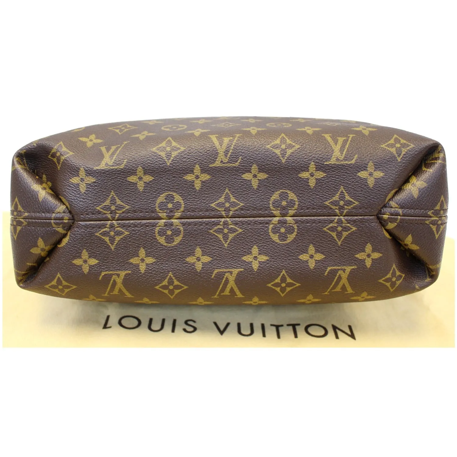 LOUIS VUITTON Sully PM Monogram Canvas Shoulder Bag Brown