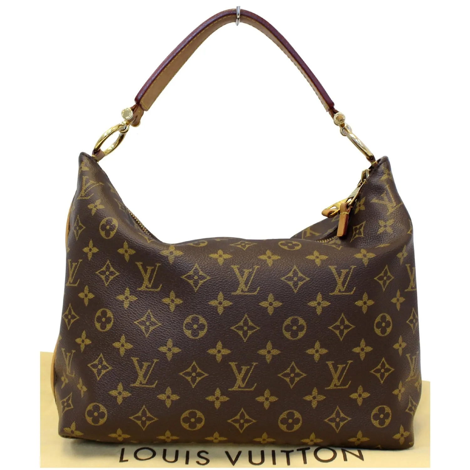 LOUIS VUITTON Sully PM Monogram Canvas Shoulder Bag Brown
