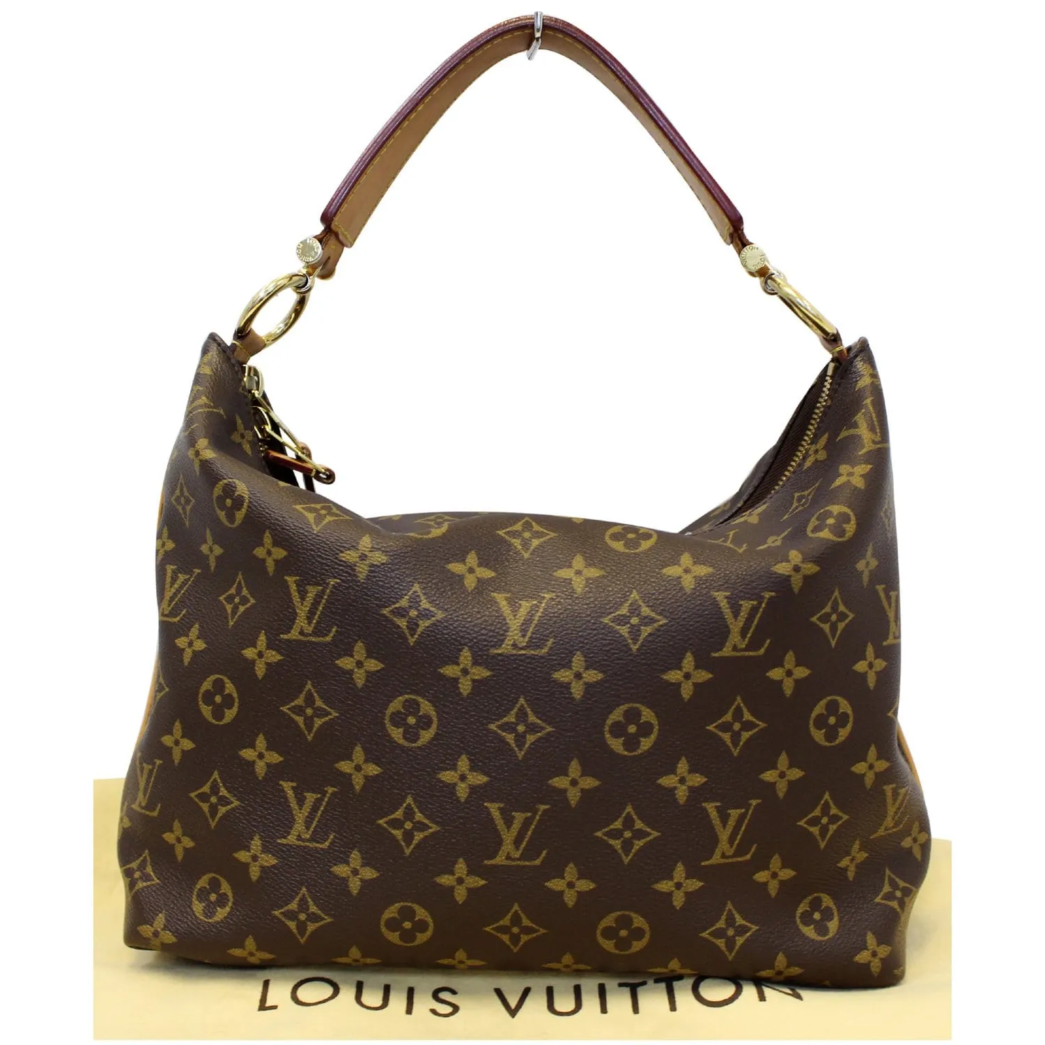 LOUIS VUITTON Sully PM Monogram Canvas Shoulder Bag Brown