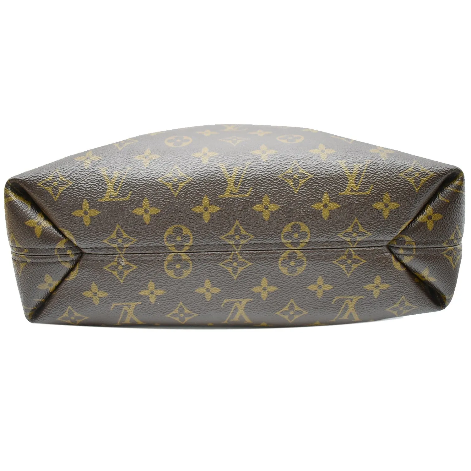 LOUIS VUITTON Sully PM Monogram Canvas Shoulder Bag Brown