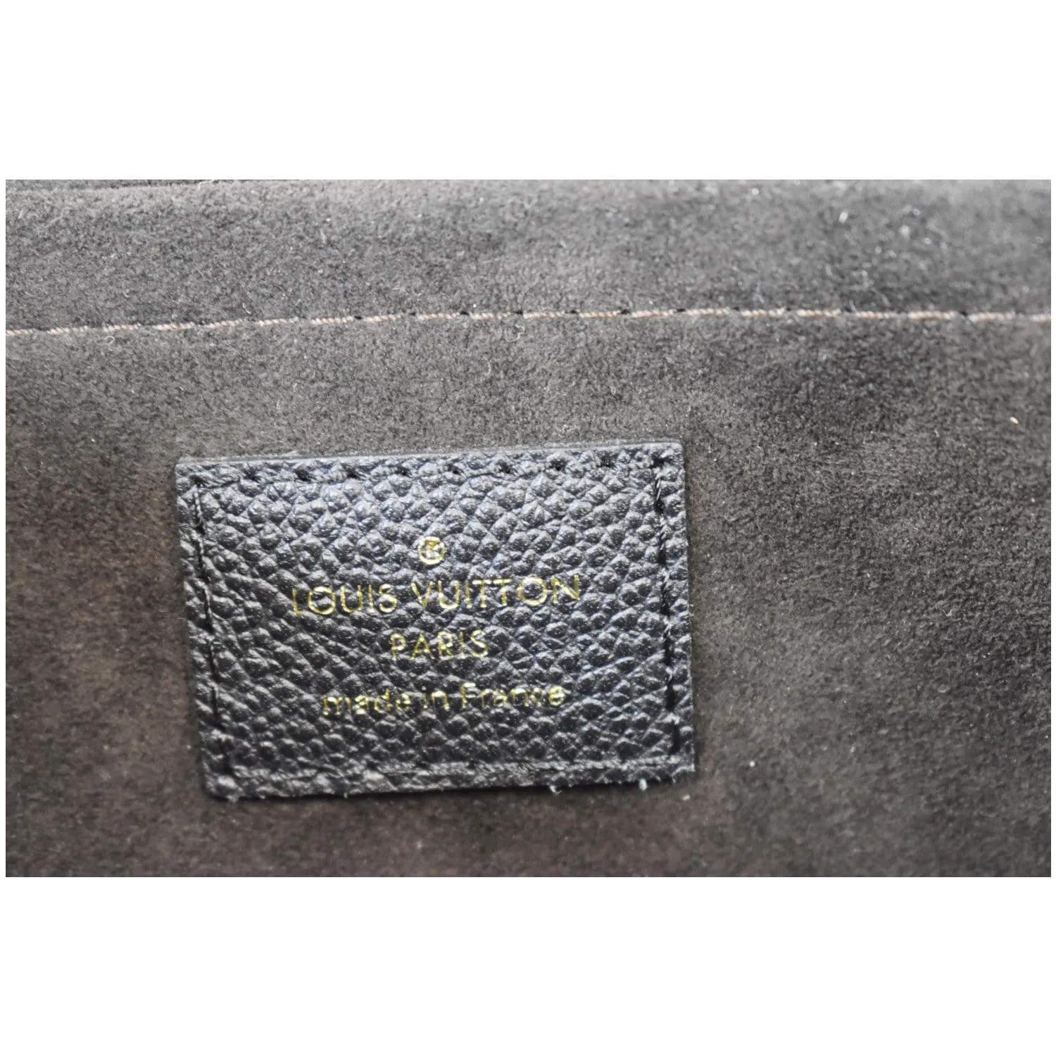 LOUIS VUITTON Trocadero Monogram Empreinte Leather Shoulder Bag Black