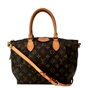 LOUIS VUITTON Turenne PM Monogram Canvas 2Way Shoulder Bag Brown