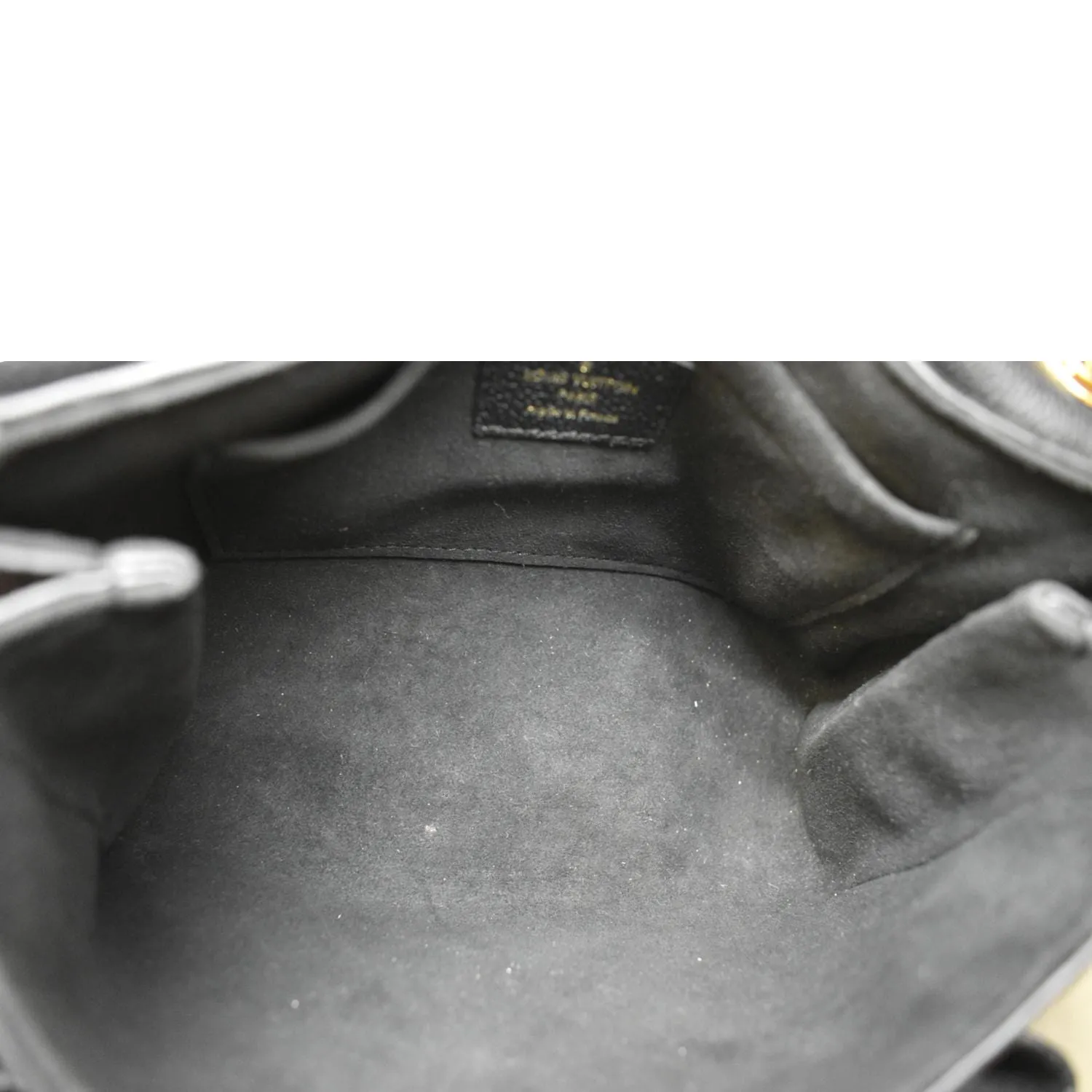 LOUIS VUITTON Vavin BB Monogram Empreinte Leather Shoulder Bag Black