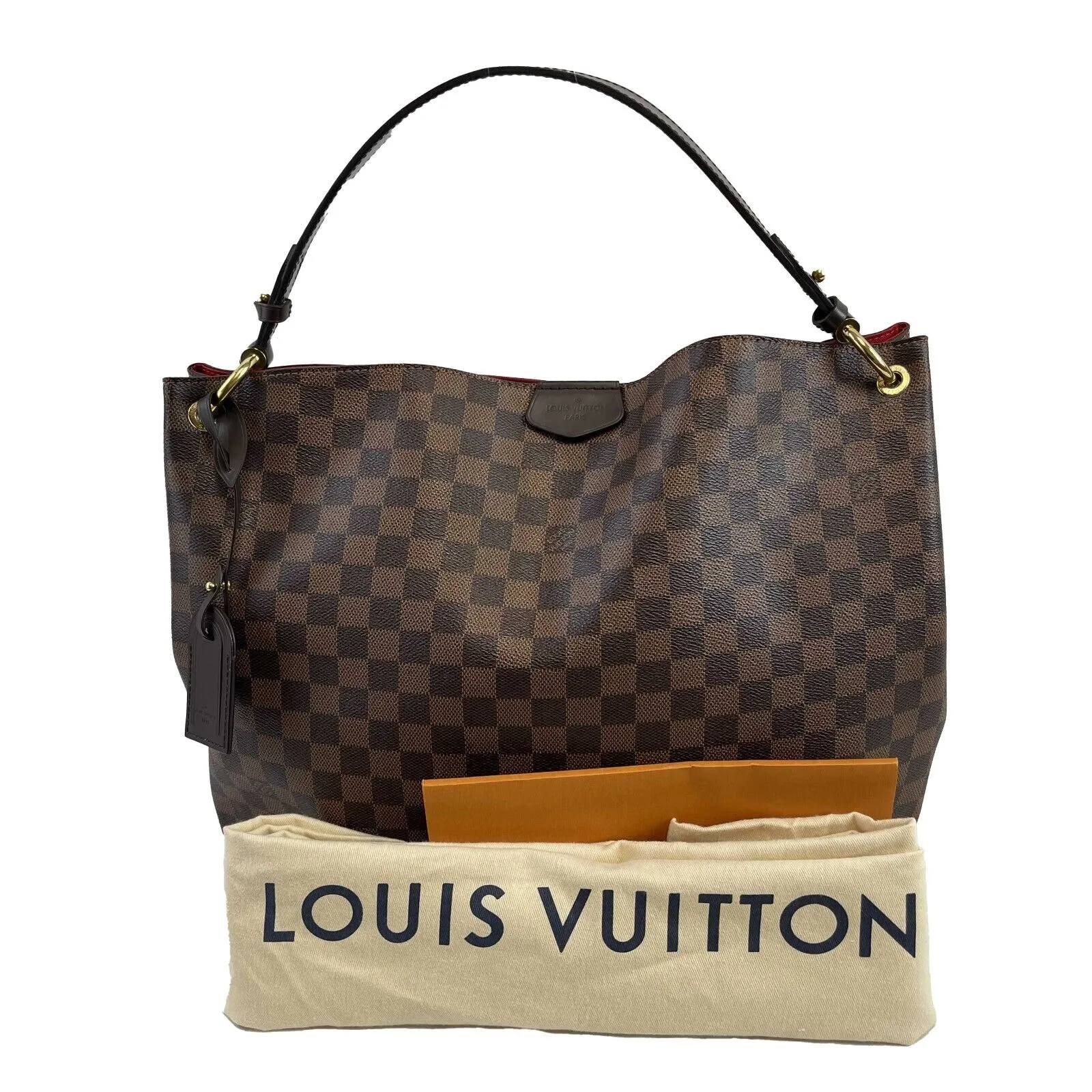 Louis Vuitton Very Good Graceful MM Damier Ebene Brown Handbag