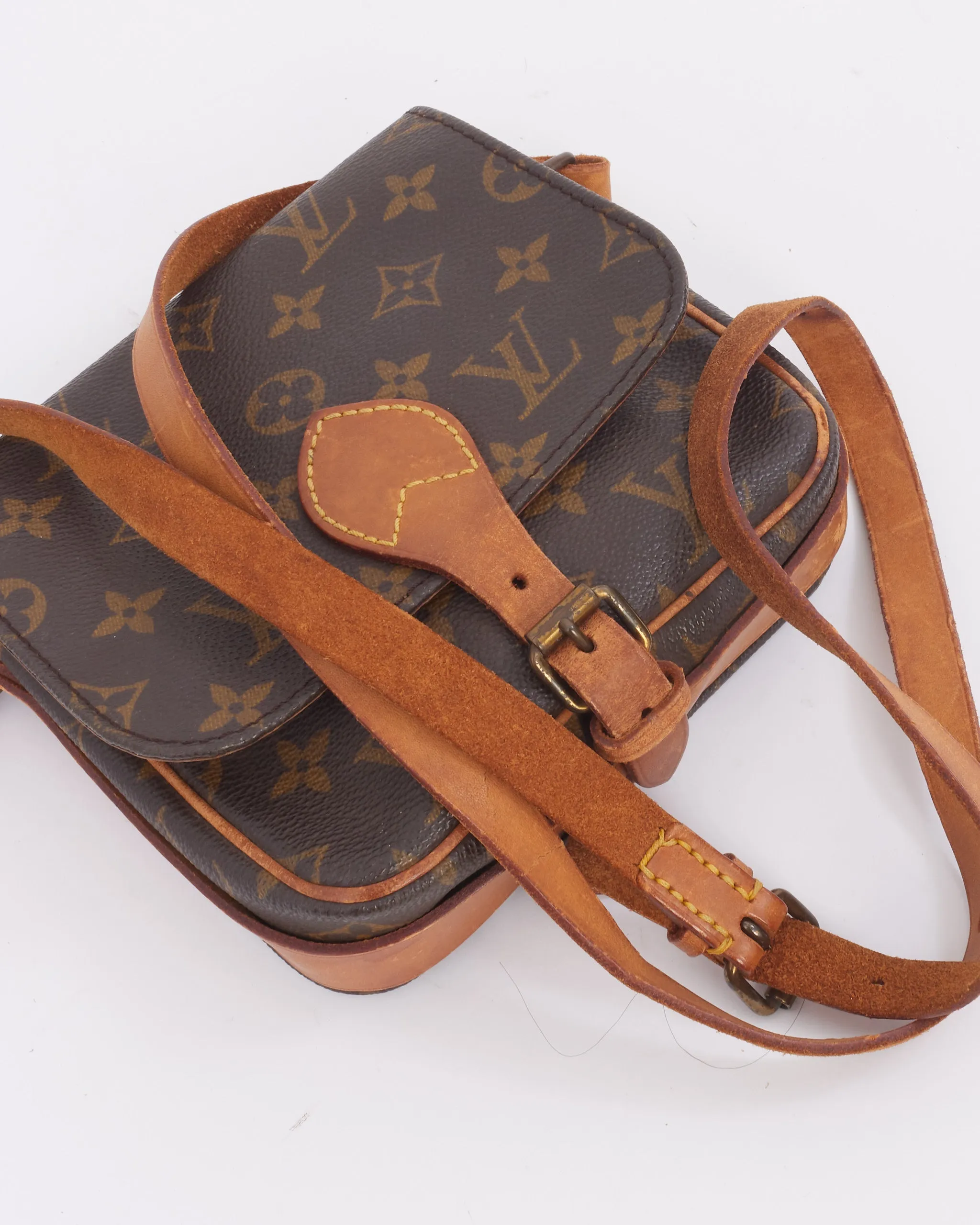 Louis Vuitton Vintage Monogram Mini Cartouchiere Crossbody