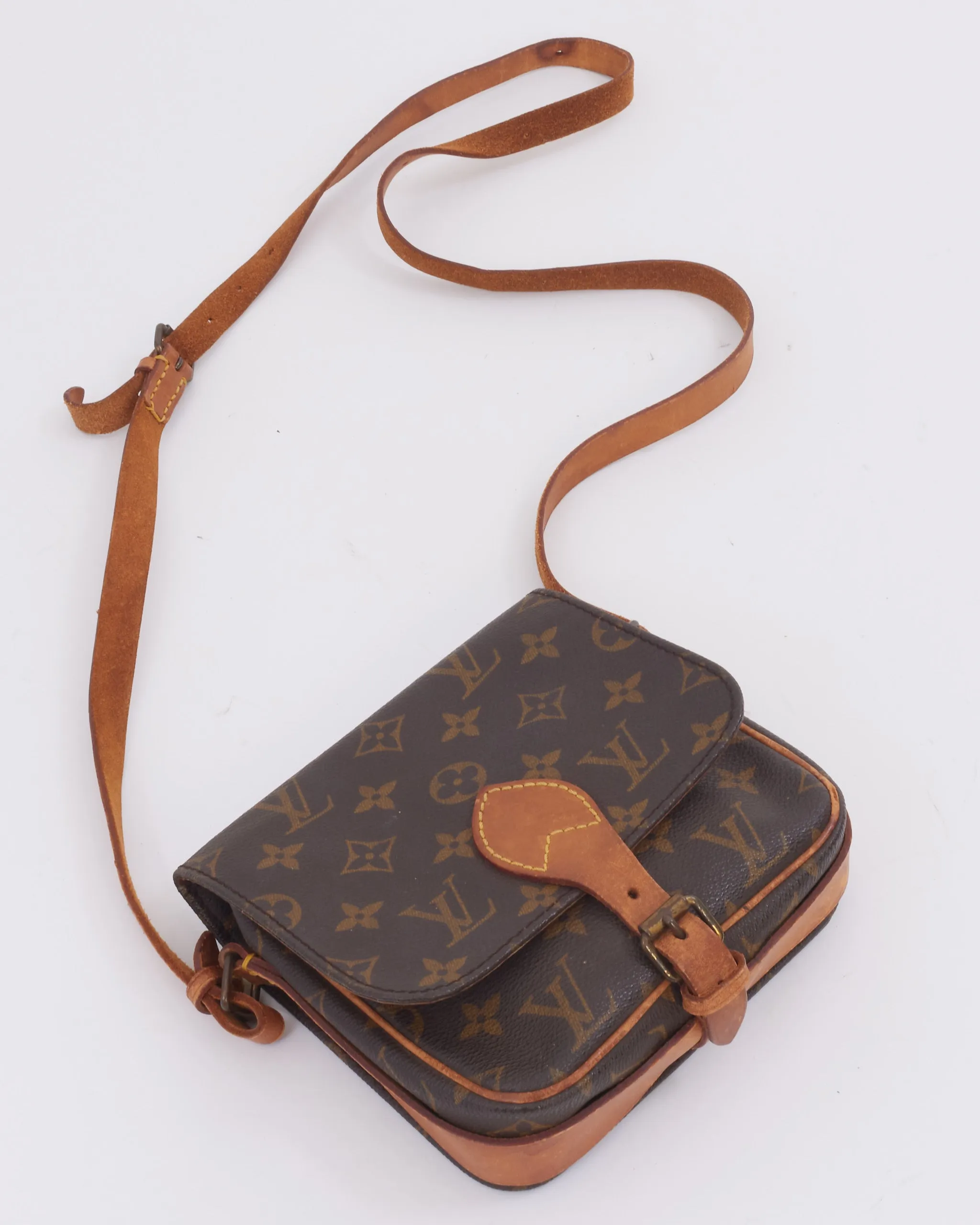 Louis Vuitton Vintage Monogram Mini Cartouchiere Crossbody