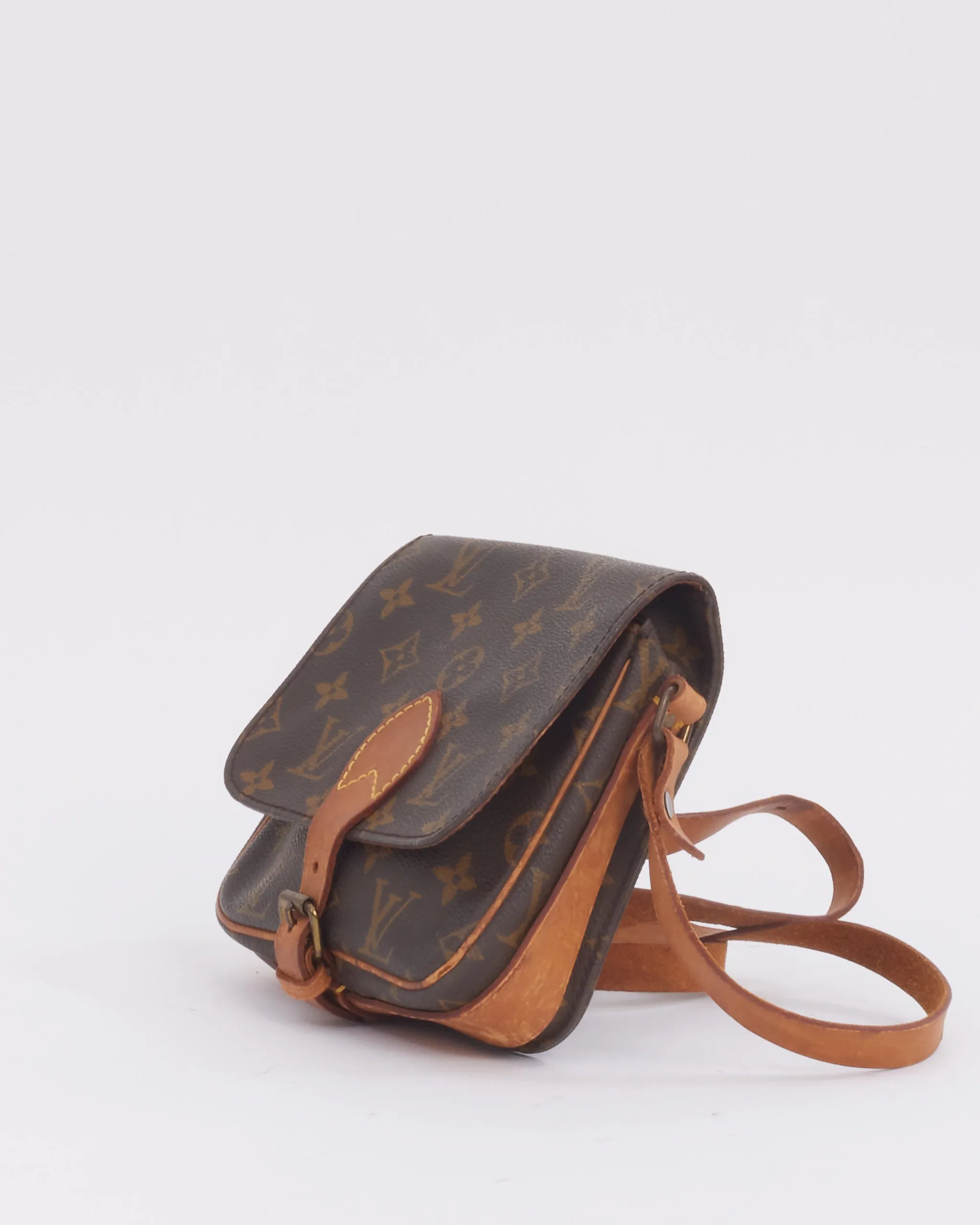 Louis Vuitton Vintage Monogram Mini Cartouchiere Crossbody