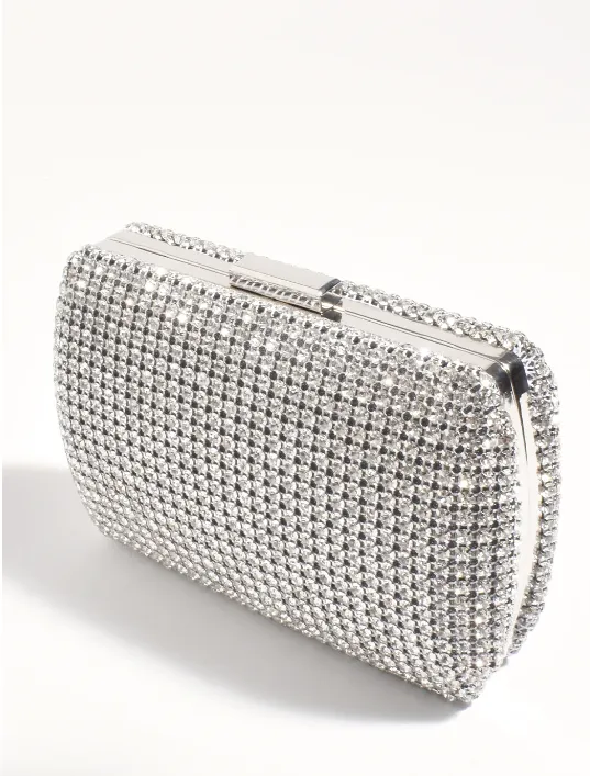 Lumiere diamante structured clutch