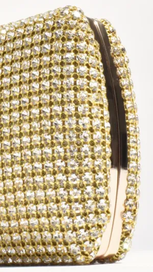 Lumiere diamante structured clutch