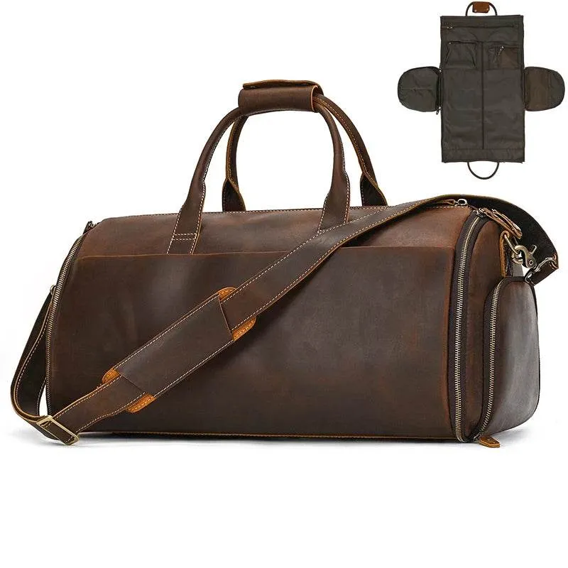 Luxury Convertible Garment & Duffel Bag for Men – 2 in 1