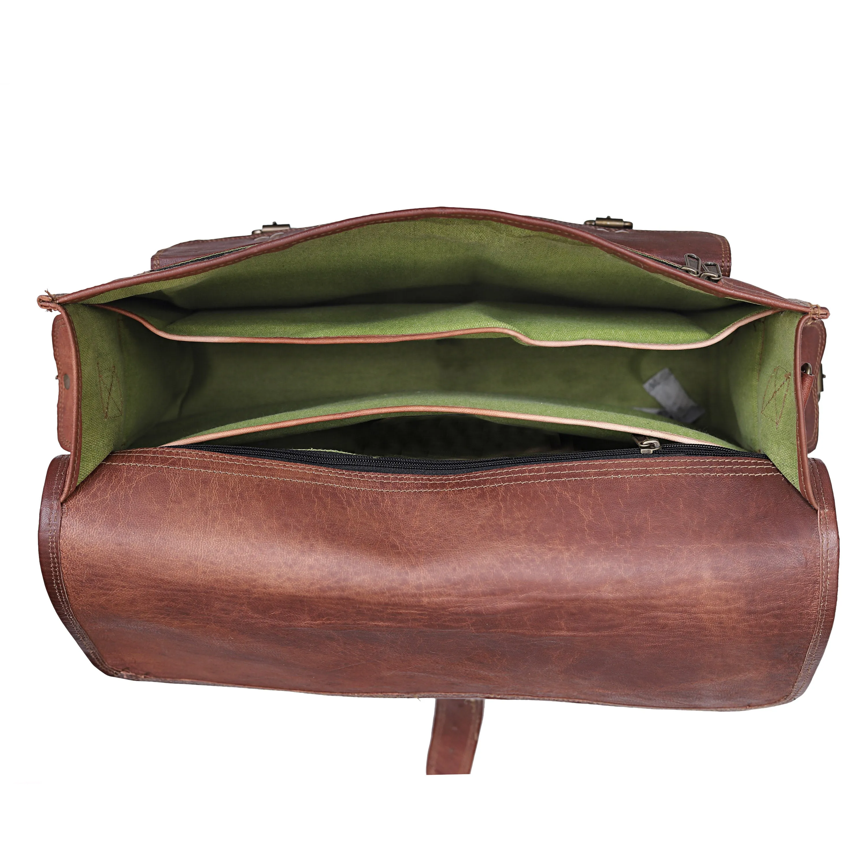 MADDISON LEATHER MESSENGER LAPTOP BAG