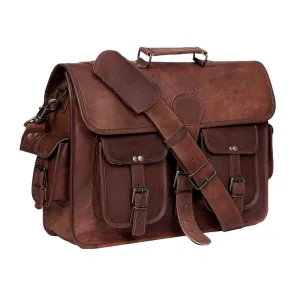 MADDISON LEATHER MESSENGER LAPTOP BAG