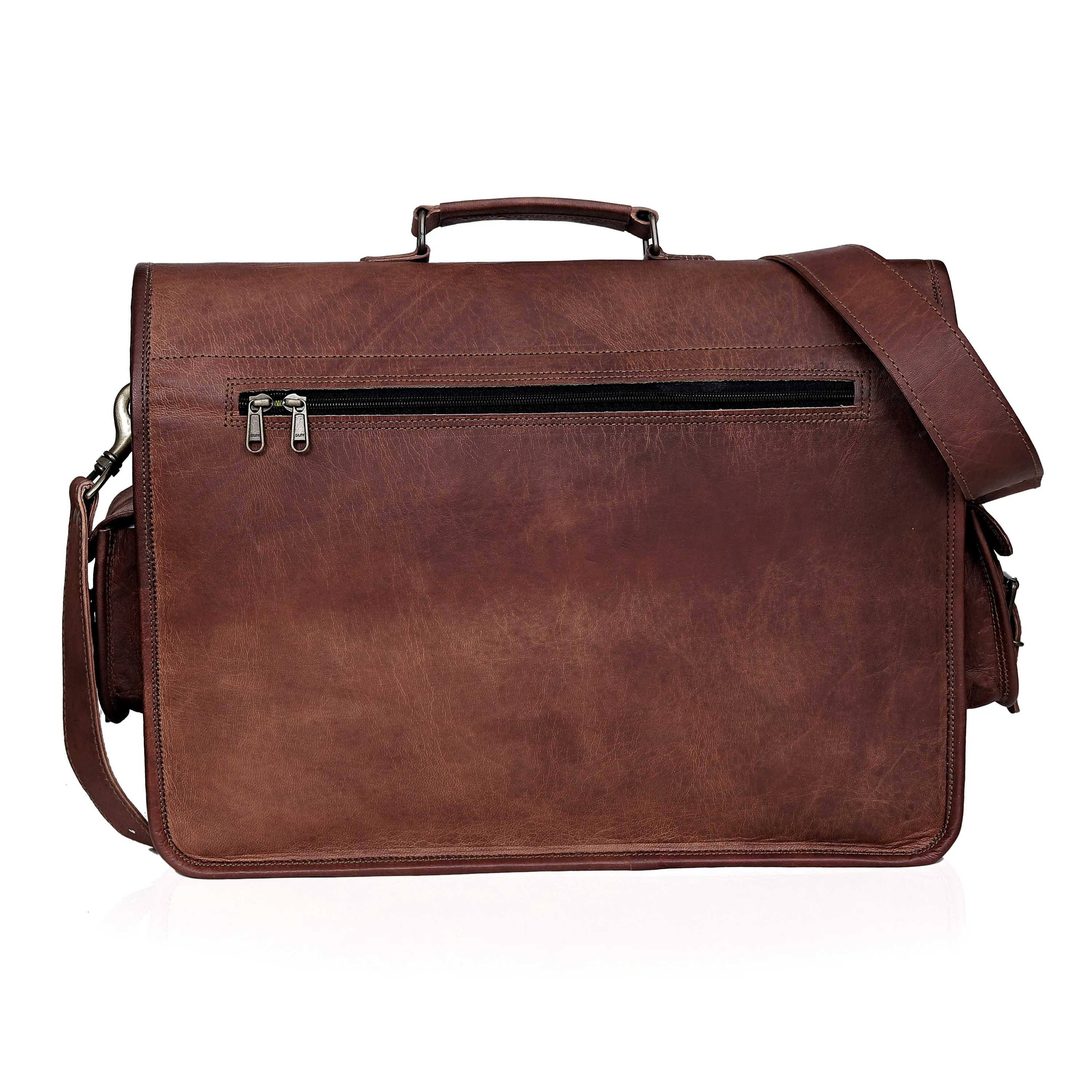 MADDISON LEATHER MESSENGER LAPTOP BAG