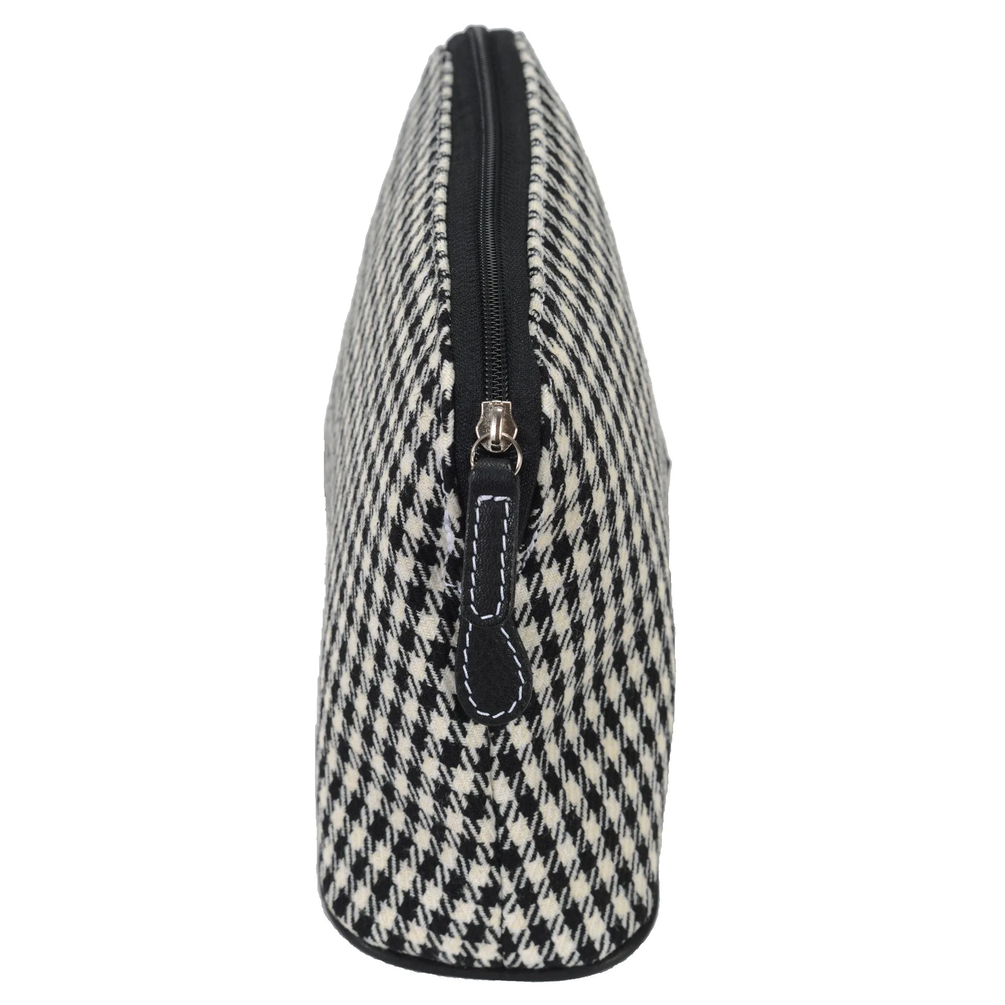 MakeUp Bag / Dopp Kit - Houndstooth 'R' (modern) or Pepita (vintage)