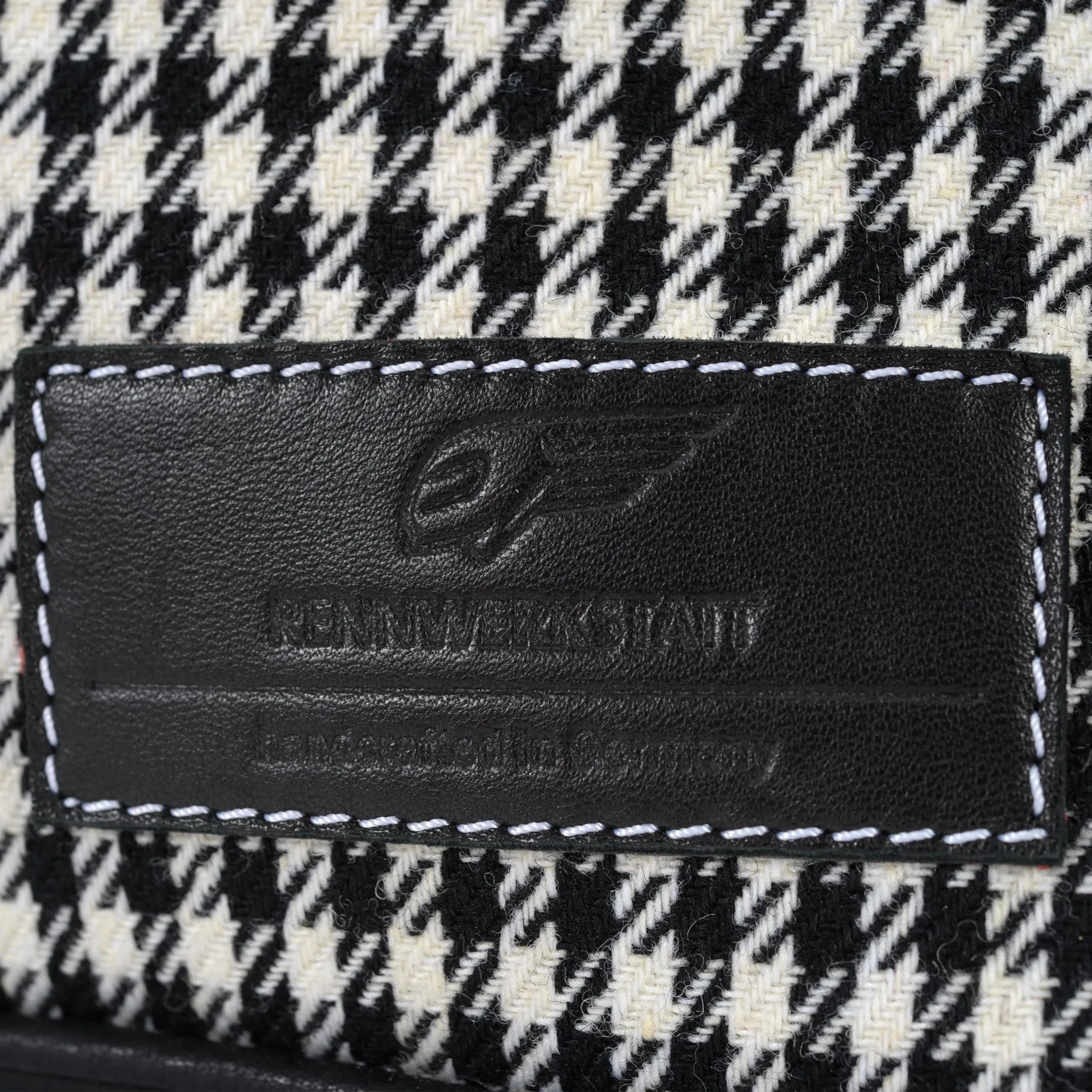 MakeUp Bag / Dopp Kit - Houndstooth 'R' (modern) or Pepita (vintage)