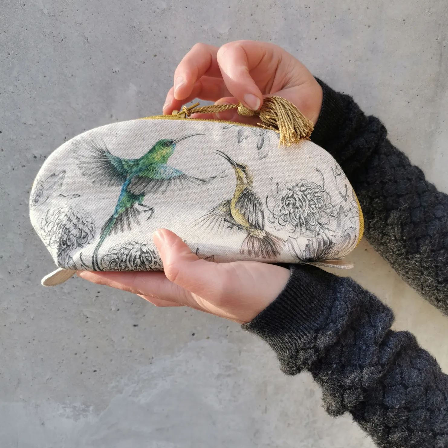 Malachite Medley Clutch Bag