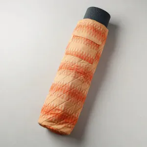 Mandarine Colour Quilted Yoga/Beach Mat Bag in Ikat Cotton