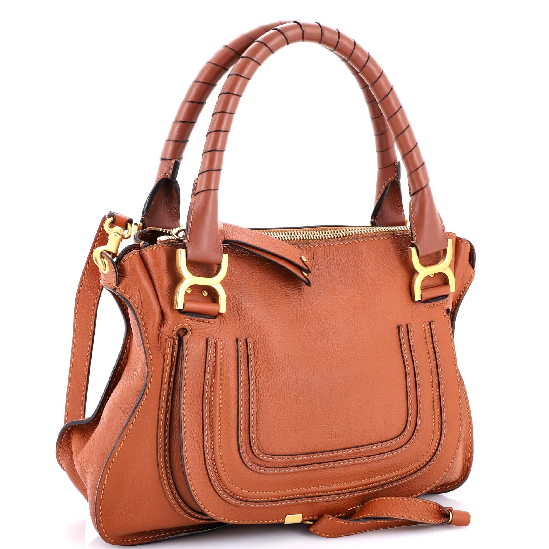 Marcie Satchel Leather Medium
