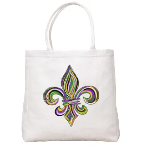 Mardi Gras Fleur De Lis Tote Bag