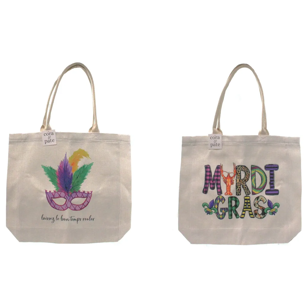 Mardi Gras Mask Tote Bag