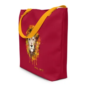 Maroon Tote Bag