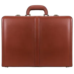 McKlein USA Harper 4.5" Leather  Expandable Attache Briefcase