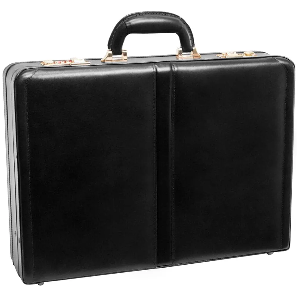McKlein USA Harper 4.5" Leather  Expandable Attache Briefcase