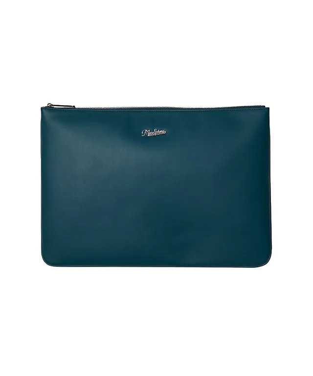 MEASPHERA OCTAGON CLUTCH BAG - DARK GREEN