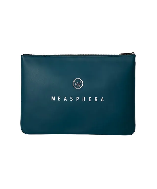 MEASPHERA OCTAGON CLUTCH BAG - DARK GREEN