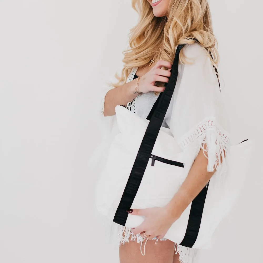 Medium Kona Cove Beach Zipper Tote Bag by Pretty Simple