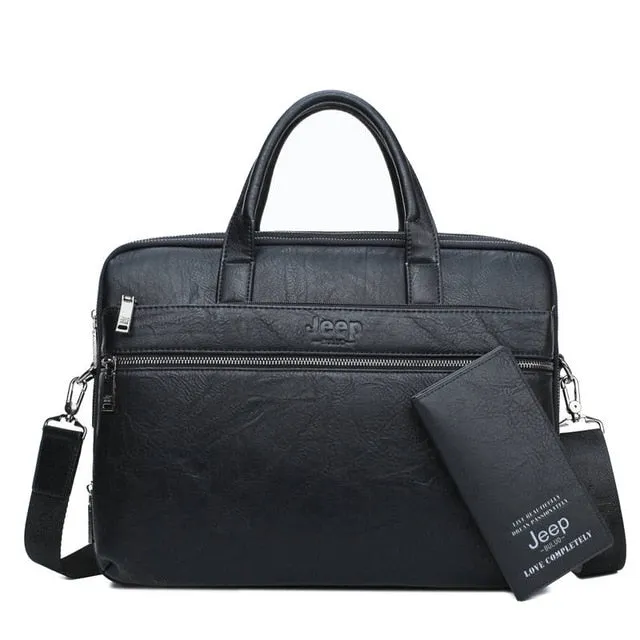 Men Briefcase for 14" Laptop
