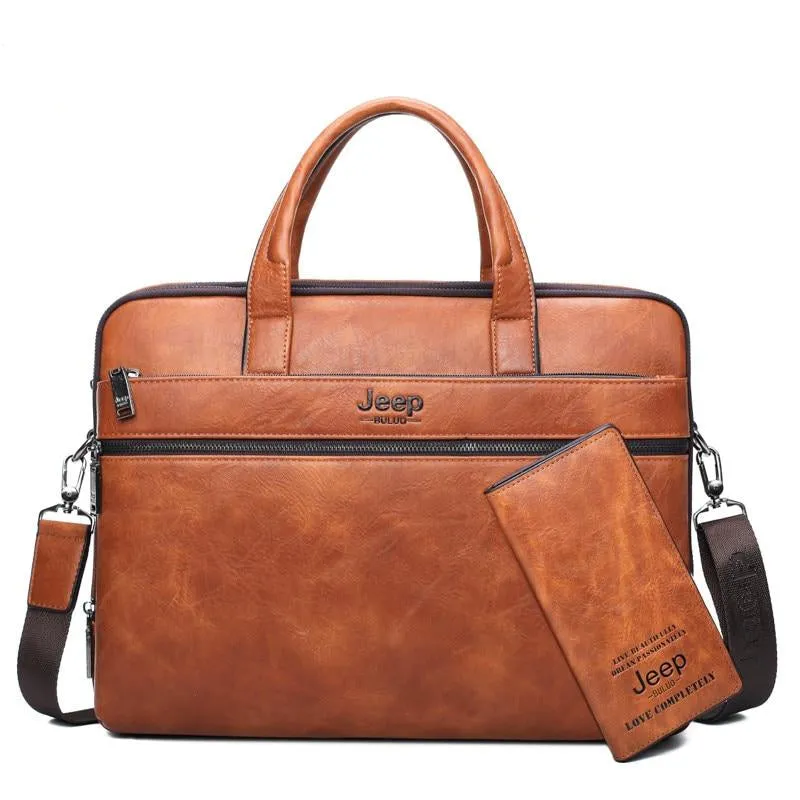 Men Briefcase for 14" Laptop
