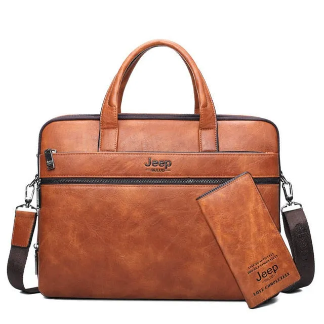 Men Briefcase for 14" Laptop