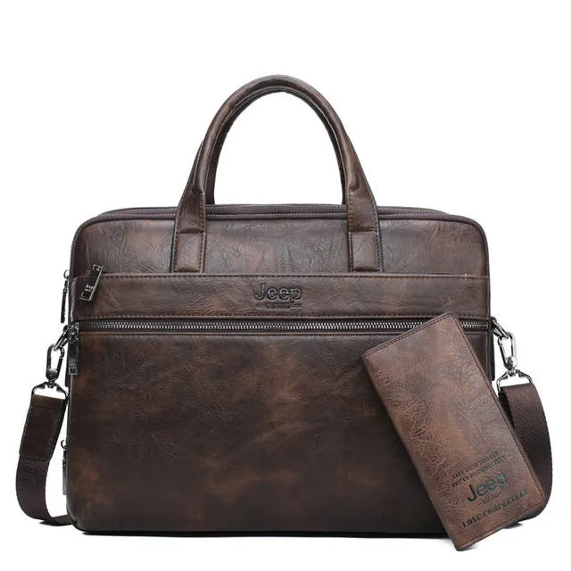 Men Briefcase for 14" Laptop